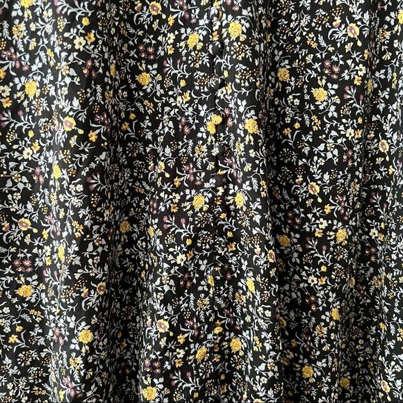 Madewell Ruffle Button-Front Trapeze Dress in Folkmagic Floral - Picture 5 of 6